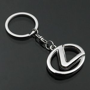 Fashion Car Logos Metal Key Chain Car Keychain Ring Keyfob for LEXUS
